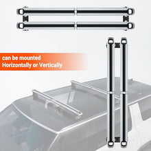 Load image into Gallery viewer, Cargo Crossbars Mount Plates for R1T/R1S 2022 2023 2024, Roof Rack Crossbars Wall Mount Custom Compatible with R1T/R1S Accessories 2022-2024(Black)