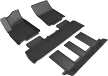 Load image into Gallery viewer, 3D MAXpider Custom Fit Kagu Floor Mat (Black) Compatible with RIVIAN R1S 2022-2023 - Full Set
