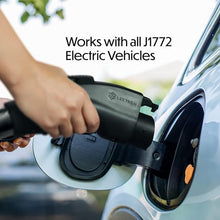 Load image into Gallery viewer, Lectron [Only for J1772 EVs Tesla to J1772 Charging Adapter, Max 48 Amp & 250V - Compatible with Tesla High Powered Connectors, Destination Chargers, and Mobile Connectors (Black)