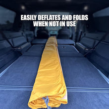 Load image into Gallery viewer, Air Bed, Compatible with Rivian R1S and Mercedes EQS, Heavy-Duty Inflatable Backseat Car Mattress with Air Pump and Storage Bag, Camping and Travel Gear, 84x53x4-Inches, Yellow