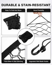 Load image into Gallery viewer, Karltys Truck Bed Cargo Net for 2022-2024 Rivian R1T /R1S Accessories, Envelope Style Cargo Net Stretchable, Adjustable Elastic Heavy Dudy Nylon Mesh Netting with 8PCS Durable Hooks
