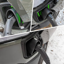 Load image into Gallery viewer, BestEvMod Compatible with Rivian R1T & R1S Charge Port Rain Snow Cover Protector,Outdoor Waterproof,Winter Snow Freezing ICE All Weather Protection, TPE Charger Cover Charging 2022-2024 Accessories