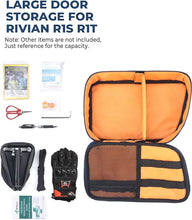 Load image into Gallery viewer, ISSYAUTO Passenger Side Door Insert Storage Bag Organizer Emergency Tool Bag Compatible with 2022 Rivian R1S R1T Multi-Purpose Pouch Organizer Bag Rivian Accessories