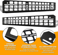 Load image into Gallery viewer, Side Bed Molle System Truck Rigid Molle Panel System Metal Molle Panel Truck Bed Molle Panel Compatible with R1T Accessories 2022 2023 2024 R1T