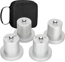 Load image into Gallery viewer, Jack Pucks, Aluminum Jack Lifting Jack Pad Compatible with Rivian R1T/R1S, Jack Lift Adapter Heavy Duty, Floor Jack Lifting Point, 4 Pack, with Storage Case