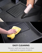 Load image into Gallery viewer, 3D MAXpider Custom Fit Kagu Floor Mat (Black) Compatible with RIVIAN R1S 2022-2023 - Full Set