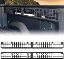 Load image into Gallery viewer, Side Bed Molle System Truck Rigid Molle Panel System Metal Molle Panel Truck Bed Molle Panel Compatible with R1T Accessories 2022 2023 2024 R1T