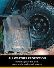 Load image into Gallery viewer, 3D MAXpider Custom Fit Kagu Floor Mat (Black) Compatible with Rivian R1T 2022-2024 - Full Set