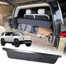 Load image into Gallery viewer, Cargo Cover for Rivian R1S Accessories, for Rivian R1S Retractable Cargo Cover Privacy Security Screen Luggage Shield Shade Trunk Cover Accessories for Rivian R1S