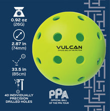 Load image into Gallery viewer, Vulcan VPRO FLIGHT Outdoor PPA Tour Pickleball - ExpertPickleball.com