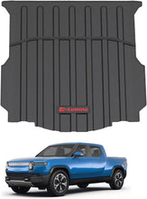 Load image into Gallery viewer, D-Lumina Bed Mat Compatible with 2022 2023 2024 Rivian R1T - 3D TPV Heavy Duty Rear Truck Bed Liner, Waterproof All Weather Guard Protection Cargo Tray
