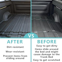 Load image into Gallery viewer, BestEvMod for Rivian R1T Truck Bed Mat Liner Foldable Accessories Pickup Heavyweight Bed Mat All-Weather Protection Compatible with Rivian R1T 2022 2023 2024 Accessories
