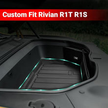 Load image into Gallery viewer, Klutchtech Frunk Mats for Rivian R1T/R1S - Front Trunk Mat Cargo Liners Compatible with Rivian R1T R1S Accessories 2022 2023 2024 - Upper & Lower Layer Set