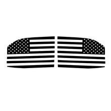 Load image into Gallery viewer, For Rivian R1T (Pickup trucks) 2022 Black Rear Side Window Sticker American Flag Style Sticker Decals Car Accessories - ExpertPickleball.com