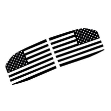 Load image into Gallery viewer, For Rivian R1T (Pickup trucks) 2022 Black Rear Side Window Sticker American Flag Style Sticker Decals Car Accessories - ExpertPickleball.com