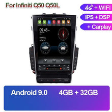 Load image into Gallery viewer, KiriNavi 12.1" Android 10.0 Car Radio Automotivo Auto GPS Navigation For Infiniti Q50 Q50L Car Multimedia Player stereo 4G 2013+ - ExpertPickleball.com