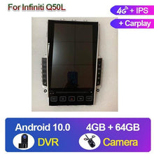 Load image into Gallery viewer, KiriNavi 12.1" Android 10.0 Car Radio Automotivo Auto GPS Navigation For Infiniti Q50 Q50L Car Multimedia Player stereo 4G 2013+ - ExpertPickleball.com