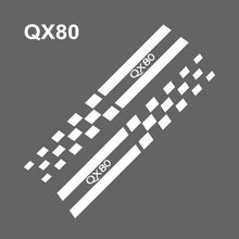 Load image into Gallery viewer, 2PCS Auto Middle Column Decal Car Window B Pillars Sticker For Infiniti Q50 Q30 Q60 Q70 IPL QX50 QX30 QX60 QX70 QX80 Accessories - ExpertPickleball.com