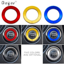 Load image into Gallery viewer, Car Start/Stop Button Ignition Ring For Infiniti Q50 (Q60 QX60 For Nissan Engine Sticker) - ExpertPickleball.com
