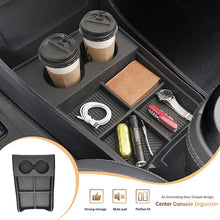 Cargar imagen en el visor de la galería, YEE PIN Upgraded R1T Lower Console Organizer Cup Holder for Rivian R1T R1S R2Center Console Organizer Expanded Cupholders, Lower Storage Organizer Cup Holder for Rivian 2022 2023 2024 Accessories
