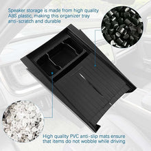 Cargar imagen en el visor de la galería, Center Console Organizer for Rivian Cup Holder - Tesmirror Lower Center Console Organizer Tray for Rivian R1T R1S 2022 2023 2024 Accessories Closed Storage Box ABS Material Dustproof 𝗡𝗲𝘄 𝗠𝗼𝗱𝗲𝗹
