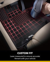 Load image into Gallery viewer, 3D MAXpider Custom Fit Kagu Floor Mat (Black) Compatible with RIVIAN R1S 2022-2023 - Full Set
