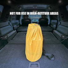 Load image into Gallery viewer, Air Bed, Compatible with Rivian R1S and Mercedes EQS, Heavy-Duty Inflatable Backseat Car Mattress with Air Pump and Storage Bag, Camping and Travel Gear, 84x53x4-Inches, Yellow
