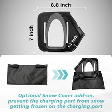 Load image into Gallery viewer, BestEvMod Compatible with Rivian R1T &amp; R1S Charge Port Rain Snow Cover Protector,Outdoor Waterproof,Winter Snow Freezing ICE All Weather Protection, TPE Charger Cover Charging 2022-2024 Accessories
