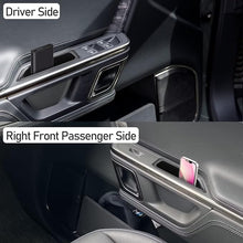 Load image into Gallery viewer, Jaronx Compatible with RIVIAN Door Side Organizer Tray 2022 2023 2024, Front Door Storage Box for 2022-2024 RIVIAN R1S/ RIVIAN R1T, Door Side Storage Tray Door Pull Containers for RIVIAN Accessories

