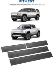 Load image into Gallery viewer, ISSYAUTO Car Door Sill Guards Protector Kit Compatible with Rivian R1T / R1S 2022 Door Trim Threshold Protection Sticker Scratch Film
