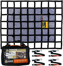 Load image into Gallery viewer, GLADIATOR CARGO NETS - Heavy Duty Cargo Net - Truck Accessory - Cargo Carrier - Truck Organizer - Small (SGN-100) 4.75&#39; x 6&#39; ft.
