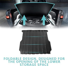 Load image into Gallery viewer, BestEvMod for Rivian R1T Truck Bed Mat Liner Foldable Accessories Pickup Heavyweight Bed Mat All-Weather Protection Compatible with Rivian R1T 2022 2023 2024 Accessories
