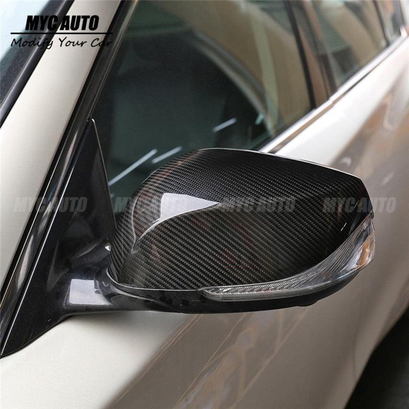 Replacement Type For Infiniti Q50 Q50S Full Dry Carbon Rear View Mirror Cover 2014 2015 2016 2017 2015 2019 Q60 QX30 Q70 Mirror - ExpertPickleball.com