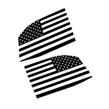 Load image into Gallery viewer, For Rivian R1T (Pickup trucks) 2022 Black Rear Side Window Sticker American Flag Style Sticker Decals Car Accessories - ExpertPickleball.com
