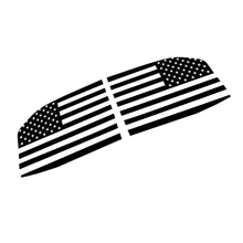 Load image into Gallery viewer, For Rivian R1T (Pickup trucks) 2022 Black Rear Side Window Sticker American Flag Style Sticker Decals Car Accessories - ExpertPickleball.com
