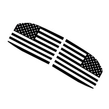Load image into Gallery viewer, For Rivian R1T (Pickup trucks) 2022 Black Rear Side Window Sticker American Flag Style Sticker Decals Car Accessories - ExpertPickleball.com
