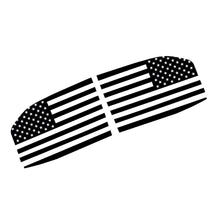 Load image into Gallery viewer, For Rivian R1T (Pickup trucks) 2022 Black Rear Side Window Sticker American Flag Style Sticker Decals Car Accessories - ExpertPickleball.com
