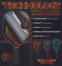 Load image into Gallery viewer, Vulcan V710MAX Pickleball Paddle - ExpertPickleball.com
