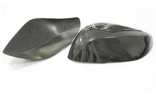 Load image into Gallery viewer, For-Infiniti Q50, Q50S 2016-On OEM/OX Horn Shape Carbon Fiber Mirror Cover Body Side Rear View Mirror Caps - ExpertPickleball.com
