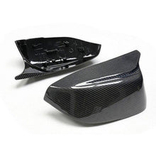 Load image into Gallery viewer, For-Infiniti Q50, Q50S 2016-On OEM/OX Horn Shape Carbon Fiber Mirror Cover Body Side Rear View Mirror Caps - ExpertPickleball.com
